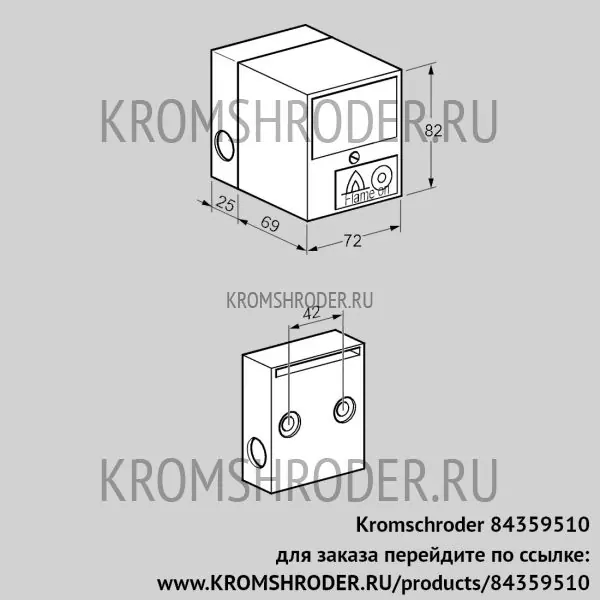 Kromschroder IFW50W/R (84359510) автомат контроля пламени