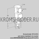 Kromschroder VK50R10MA93DS (85312031) газовый клапан с приводом
