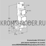 Kromschroder VK200F02MXG43 (85314622) газовый клапан с приводом