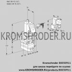 Kromschroder VAD115R/NW-50B (88030911) газовый клапан с регулятором давления