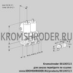 Kromschroder VCS3E50R/50R05NNWSL/PPPP/3--3 (88100513) сдвоенный газовый клапан