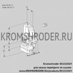 Kromschroder VAD1E25R/25R05FD-100VWR/PP/PP (88102069) газовый клапан с регулятором давления