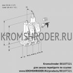 Kromschroder VCS3E40R/40R05NLWGR8/PPPP/PPPP (88107321) сдвоенный газовый клапан
